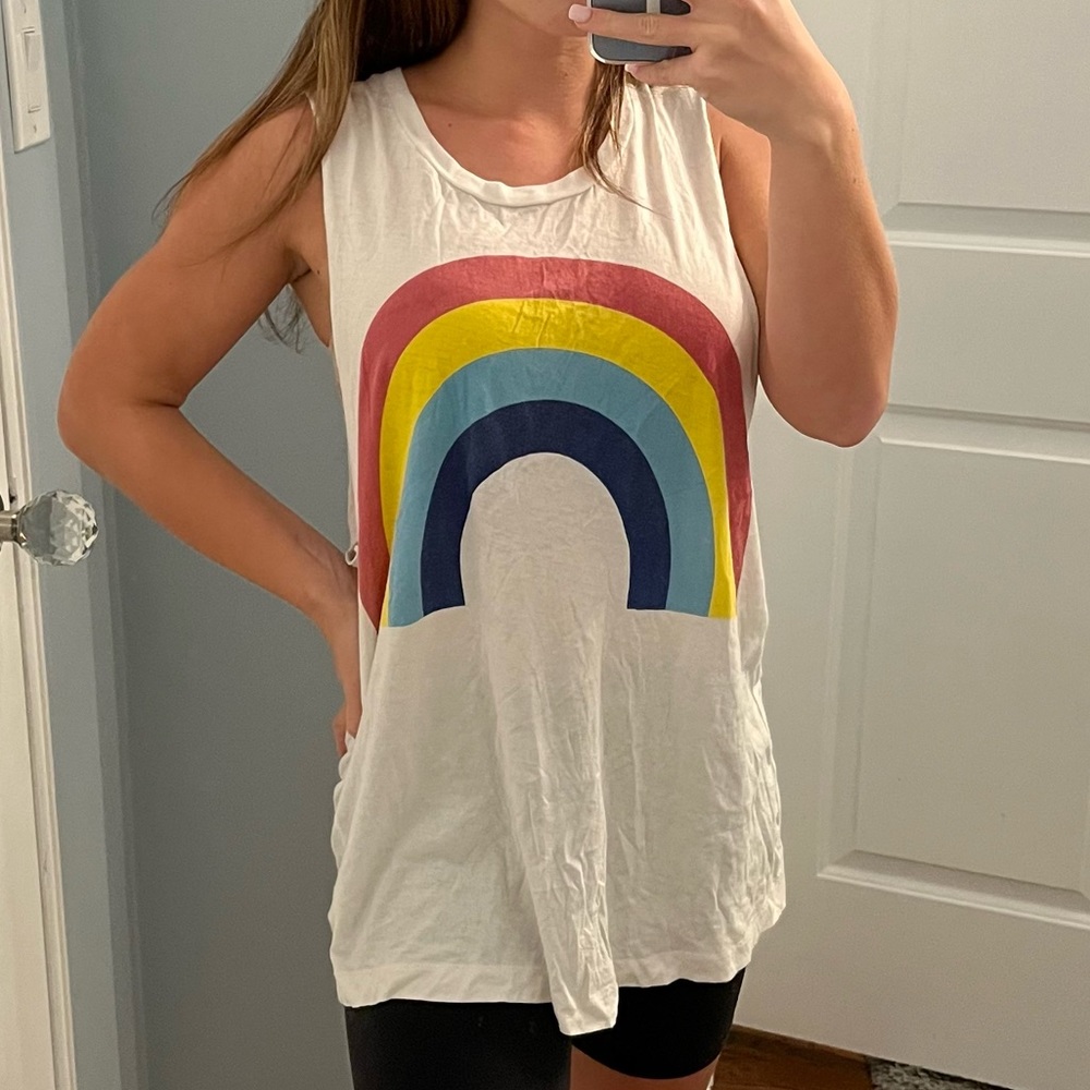 Rebel Yell Rainbow Muscle Tank